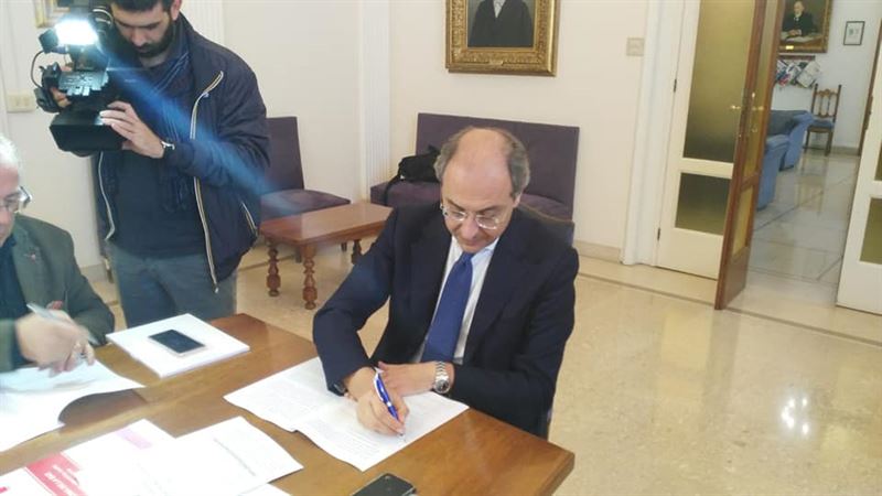 Andria firma intesa legalità