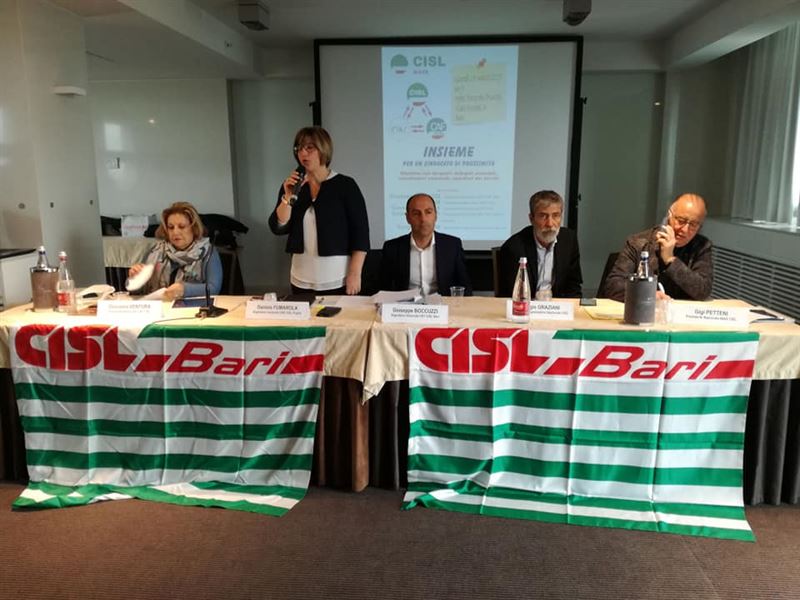 UN SINDACATO DI PROSSIMITÀ PER LA CISL BARI BAT, CON POLITICHE ORGANIZZATIVE ADEGUATE AI TEMPI E ALLE ESIGENZE DELLE PERSONE