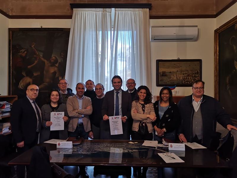 FIRMA DEL PROTOCOLLO D'INTESA A MONOPOLI SULLE RELAZIONI SINDACALI