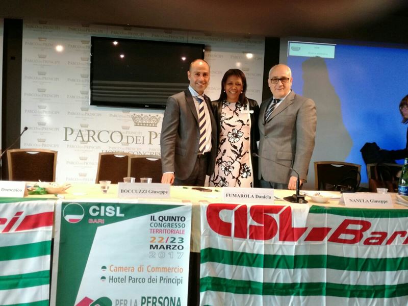 SECONDA GIORNATA V CONGRESSO TERRITORIALE CISL BARI