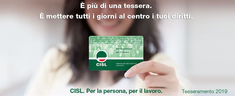 Campagna Tesseramento 2019 Cisl Bari Portale Dedicato Alla