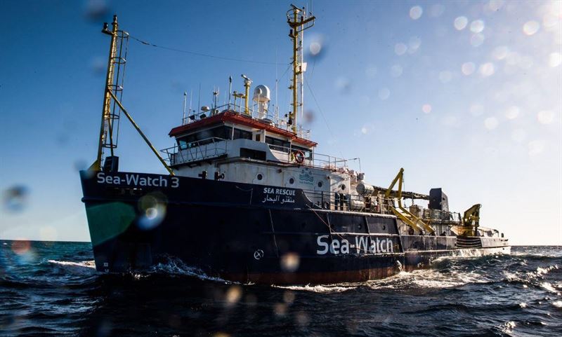 VENERDI' 28 GIUGNO SIT IN SINDACATI SOLIDALI CON NAVE SEA WATCH 3