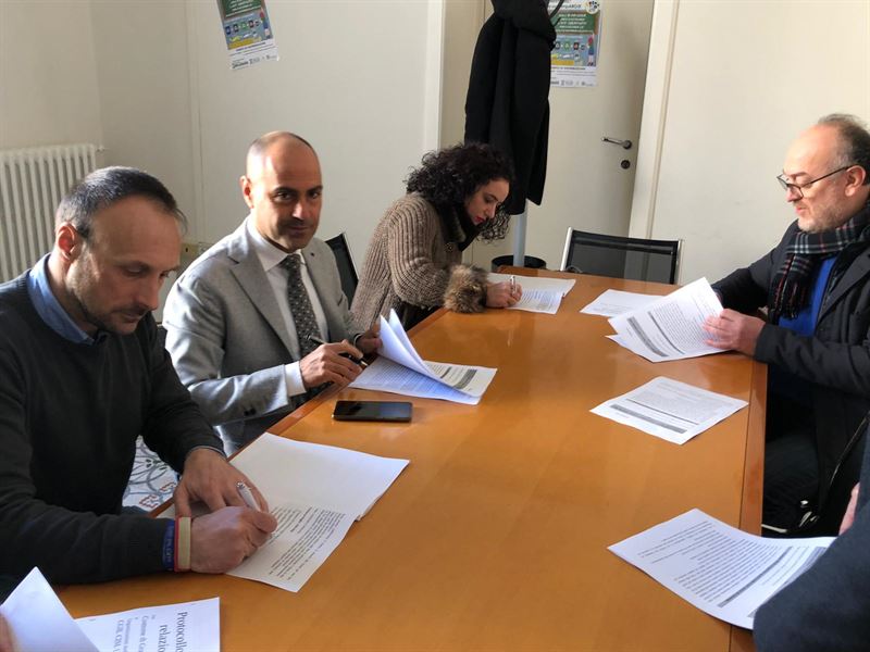 SOTTOSCRIZIONE PROTOCOLLO D'INTESA CON IL COMUNE DI GRAVINA